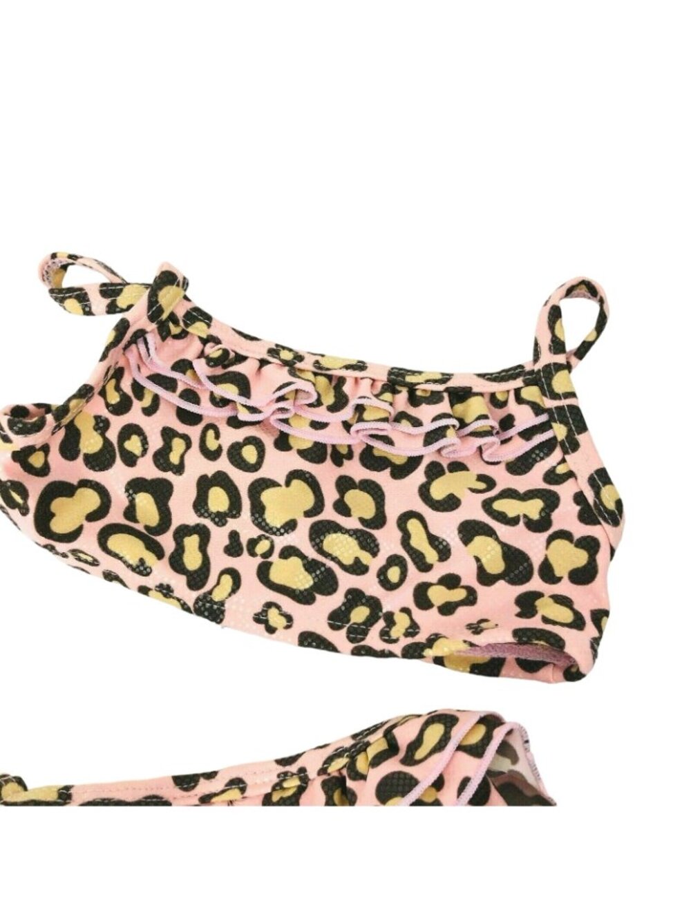 Koala Kids Bikini Baby Girl 3-6 mos Bathingsuit Pink Leopard Swimsuit NWT 2 Piec - Picture 3 of 8